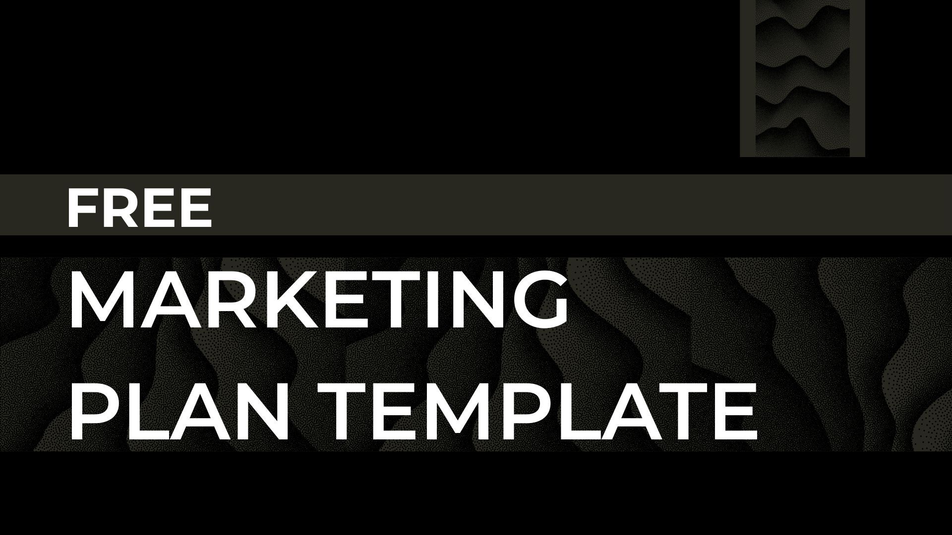 picture reads Free Marketing Plan Template